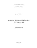 Dikroični Fabry - Perotov rezonator
