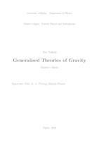 Poopćene teorije gravitacije