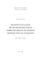 prikaz prve stranice dokumenta The effects of clouds on the reconstruction of gamma-ray-induced air showers observed with CTA telescopes